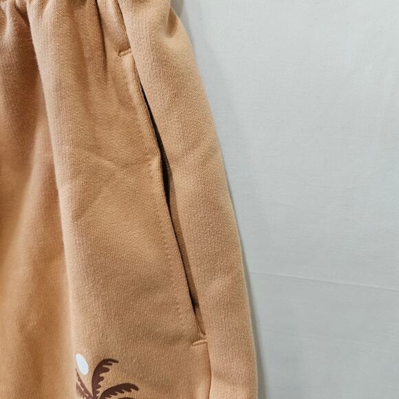 Volcom Just Chill Sweat Shorts Light Orange Size Medium - Picture 6 of 10